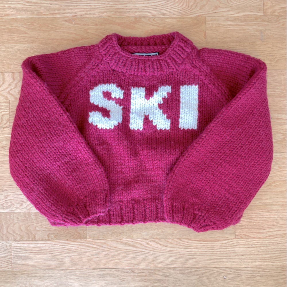 GOGO chunky hand knit sweater